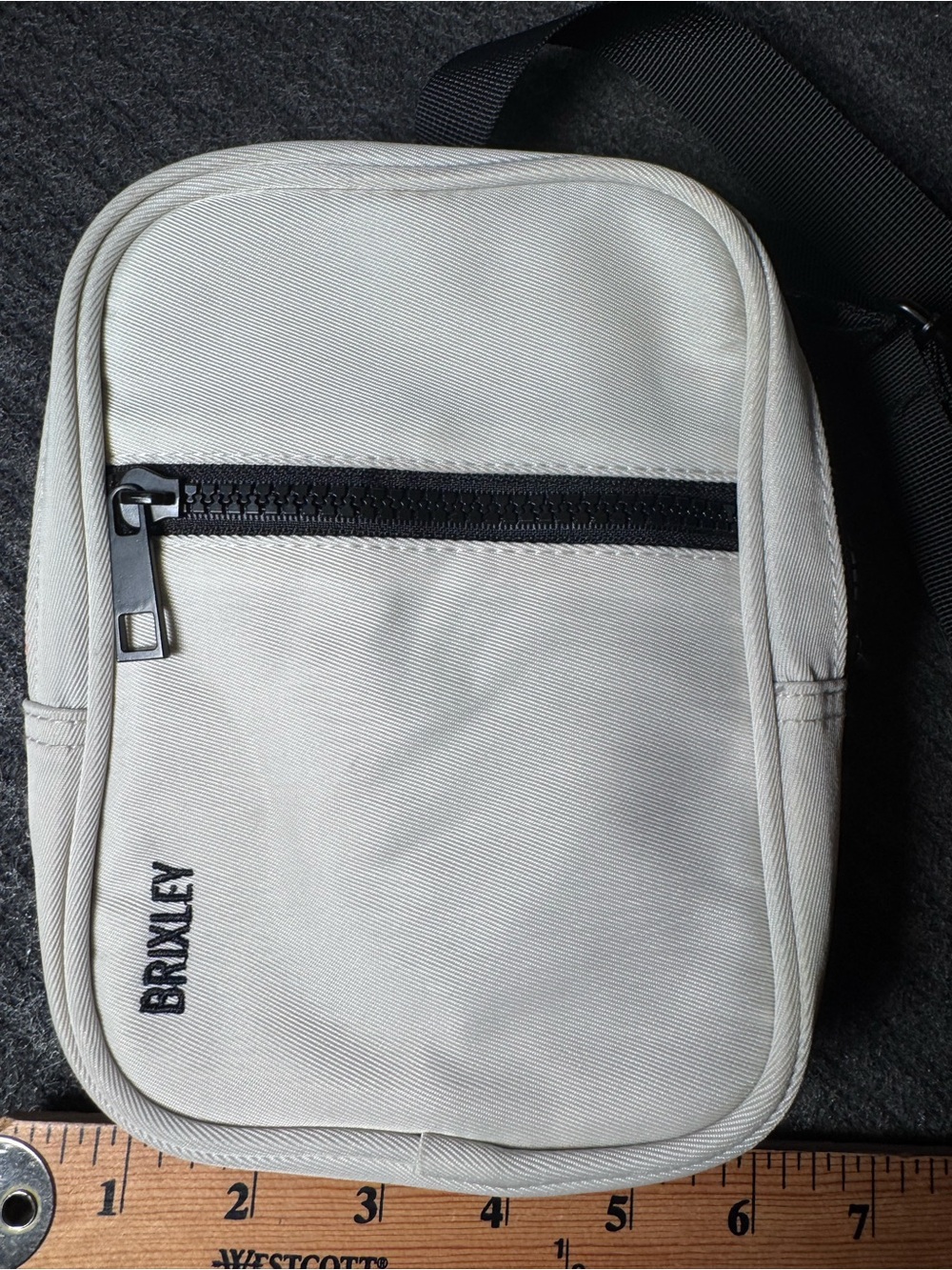 Braxley Men's White Crossbody Belt Bag
